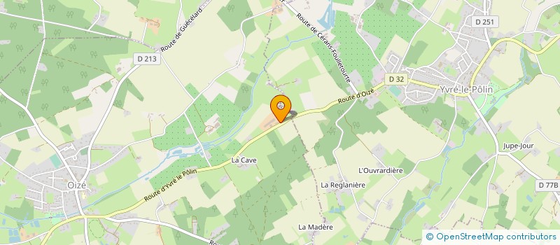 localisation de l'entreprise GAEC DE L'HORIZON  OIZE