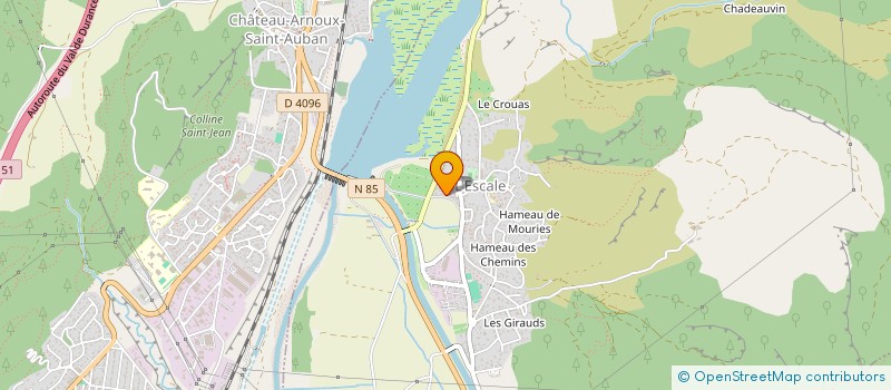 localisation de l'entreprise GAEC DE L HOTE à L'ESCALE