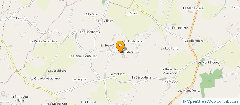localisation de l'entreprise GAEC DE L'HOTEL MOREL à PERCY-EN-NORMANDIE