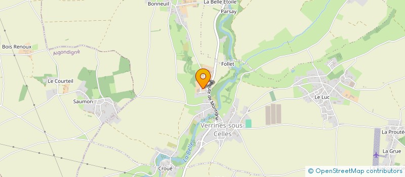 localisation de l'entreprise GAEC DE L'INFIRMERIE  BEAUSSAIS-VITRE