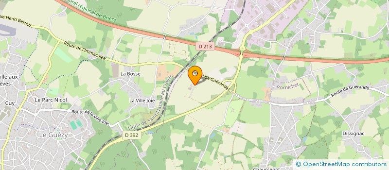 localisation de l'entreprise GAEC DE L'OCEAN à PORNICHET