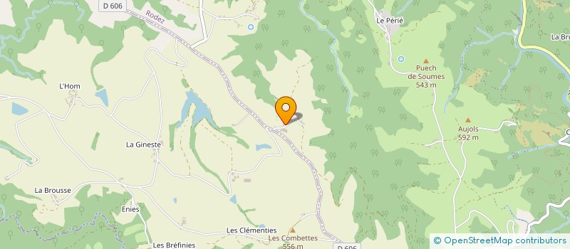 localisation de l'entreprise GAEC DE L'ODYSSEE à CONQUES-EN-ROUERGUE