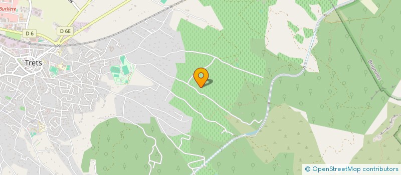 localisation de l'entreprise GAEC DE L'OLYMPE à TRETS