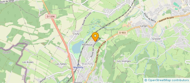 localisation de l'entreprise GAEC DE L OLYMPIQUE à MACHILLY