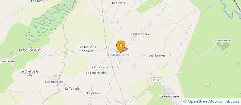 localisation de l'entreprise GAEC DE L'ONGLEE à PICAUVILLE