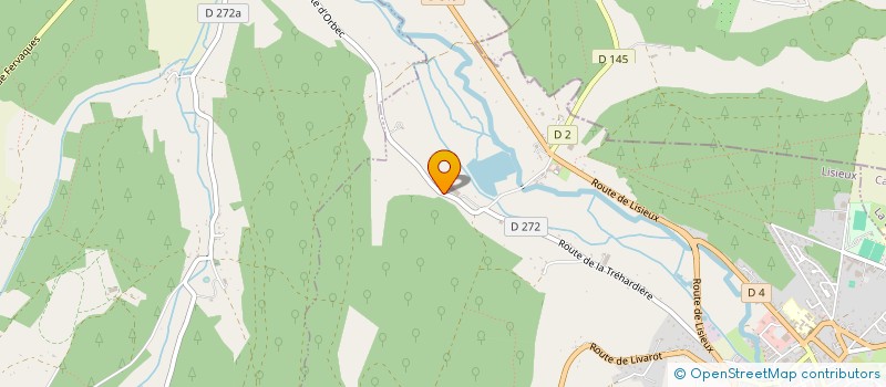 localisation de l'entreprise GAEC DE L'ORBIQUET à ORBEC