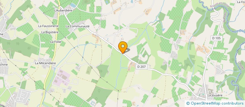 localisation de l'entreprise GAEC DE L OREE DU BOIS à DIVATTE-SUR-LOIRE