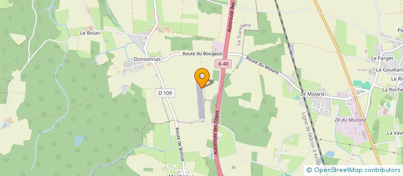 localisation de l'entreprise GAEC DE L'ORME  SAINT-MARTIN-DU-MONT