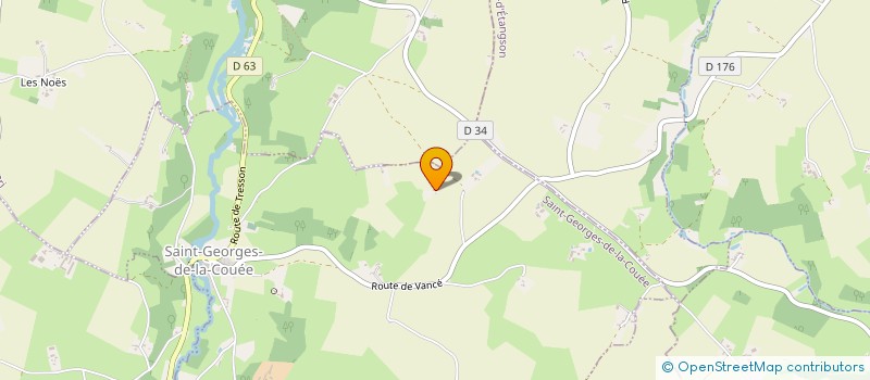 localisation de l'entreprise GAEC DE L ORMEAU à COURDEMANCHE