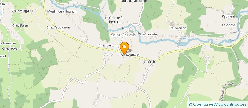 localisation de l'entreprise GAEC DE L'ORMEAU COUPE à NANTEUIL-EN-VALLEE