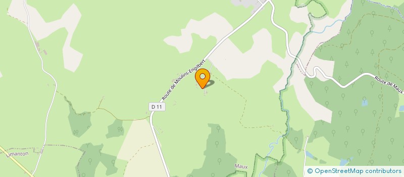 localisation de l'entreprise GAEC DE L'OUCHE BUISSON  MAUX