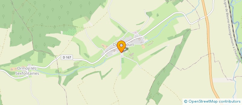 localisation de l'entreprise GAEC DE L'OUDIN à OUDINCOURT