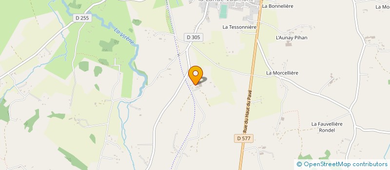 localisation de l'entreprise GAEC DE L'OUVERIE  VIRE-NORMANDIE