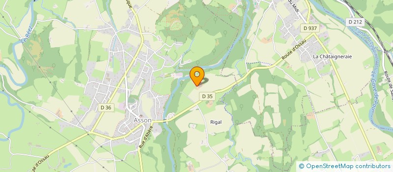 localisation de l'entreprise GAEC DE L OUZOM à ASSON