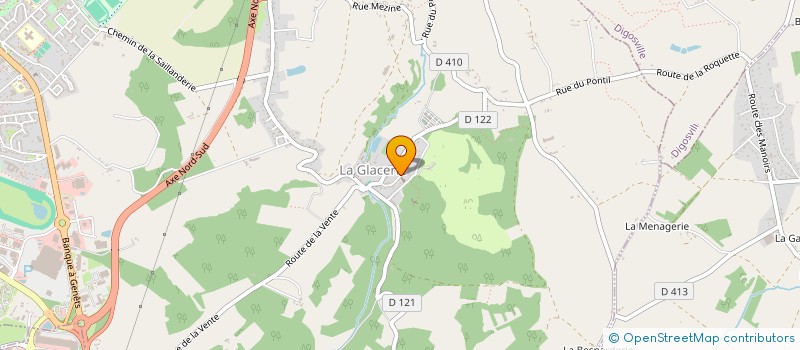 localisation de l'entreprise GAEC DE LA BAIE DE ST VAAST  CHERBOURG-EN-COTENTIN