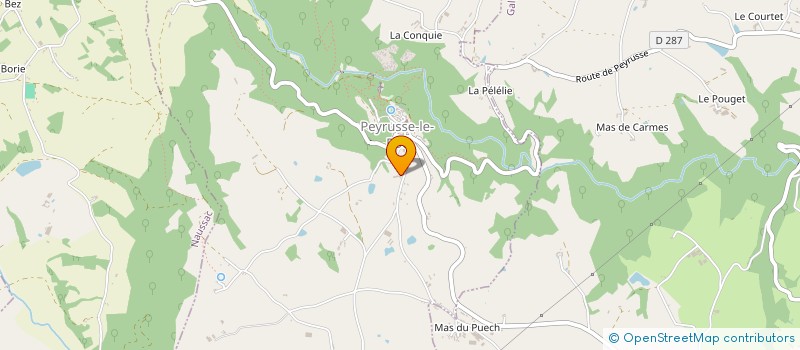 localisation de l'entreprise GAEC DE LA BARAQUE DES HEMS à LES ALBRES