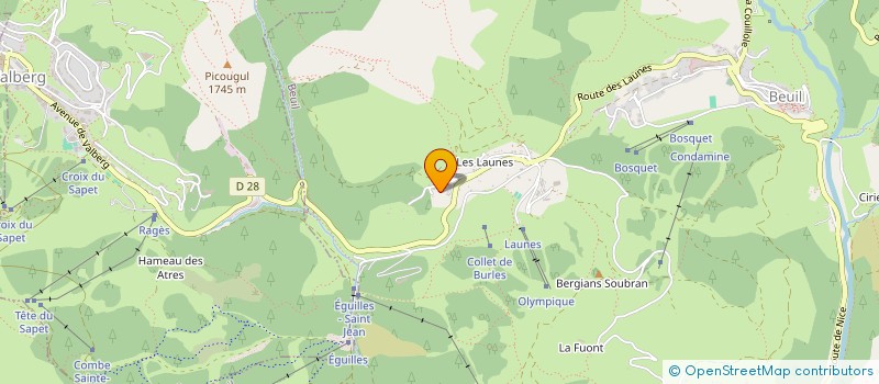 localisation de l'entreprise GAEC DE LA BARLATTE à CHATEAUNEUF-D ENTRAUNES