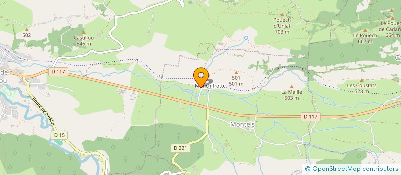 localisation de l'entreprise GAEC DE LA BARRAQUE à MONTELS