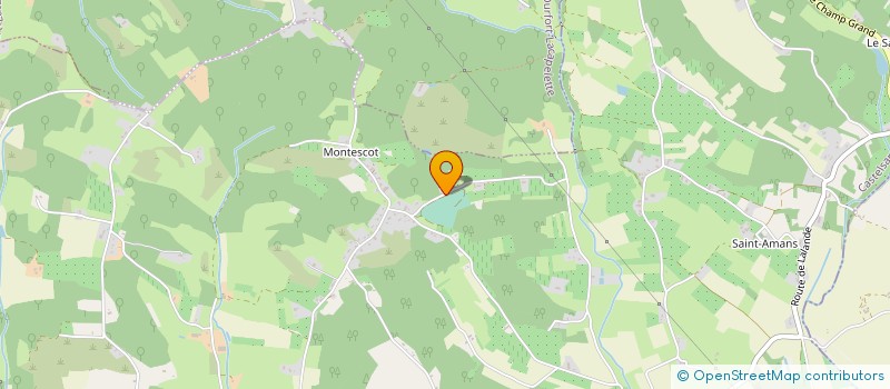 localisation de l'entreprise GAEC DE LA BARTHE  MOISSAC