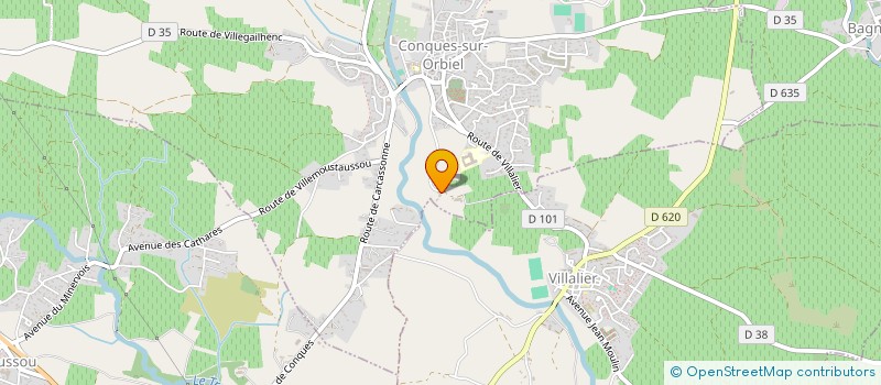 localisation de l'entreprise GAEC DE LA BARTHE BASSE  VILLARDONNEL