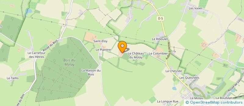 localisation de l'entreprise GAEC DE LA BASSE COUR à LE MOLAY LITTRY