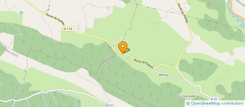 localisation de l'entreprise GAEC DE LA BASTISSE à PAILHES