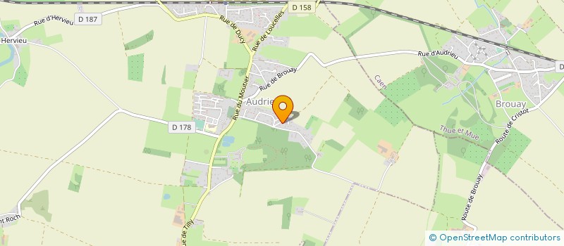 localisation de l'entreprise GAEC DE LA BAUCHERIE à LINGEVRES