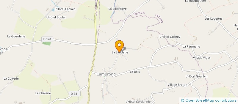 localisation de l'entreprise GAEC DE LA BAUQUIERE à QUETTREVILLE-SUR-SIENNE