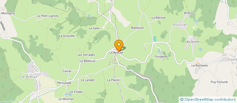 localisation de l'entreprise GAEC DE LA BEAUTE à SALLEDES