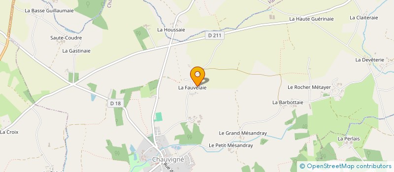 localisation de l'entreprise GAEC DE LA BELLE ETOILE à SENS-DE-BRETAGNE