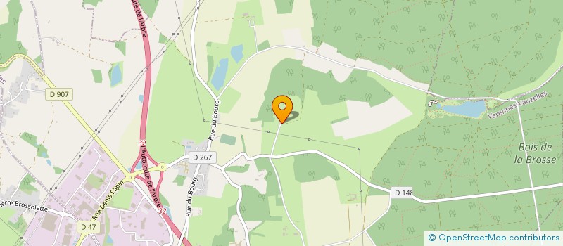 localisation de l'entreprise GAEC DE LA BERGERIE  VARENNES-VAUZELLES