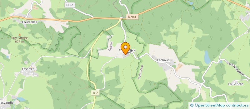 localisation de l'entreprise GAEC DE LA BERGERIE DUBREUIL à SAINT-MICHEL-DE-VEISSE
