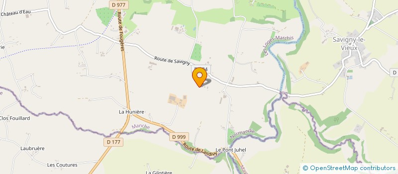 localisation de l'entreprise GAEC DE LA BERRUCHETIERE à LES LOGES-MARCHIS