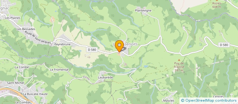 localisation de l'entreprise GAEC DE LA BESSENOITS  FIRMI