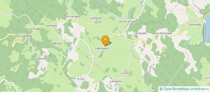 localisation de l'entreprise GAEC DE LA BESSEYRE à CHAMPS-SUR-TARENTAINE-MARCHAL