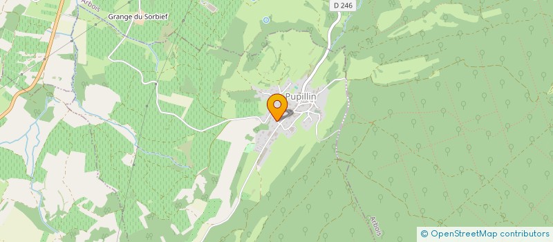 localisation de l'entreprise GAEC DE LA BIDODE  PUPILLIN