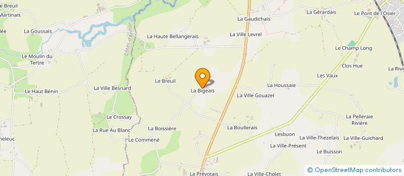 localisation de l'entreprise GAEC DE LA BIGEAIS à QUEDILLAC