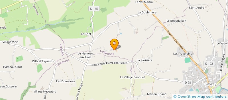 localisation de l'entreprise GAEC DE LA BILLARDERIE à LENGRONNE