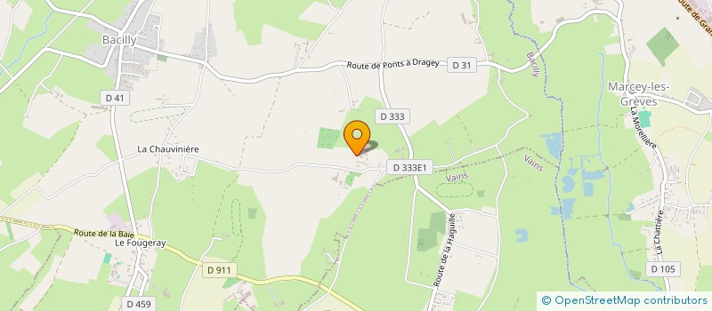 localisation de l'entreprise GAEC DE LA BLANDELIERE à BACILLY