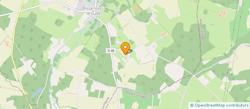 localisation de l'entreprise GAEC DE LA BORDELIERE  LE LUDE