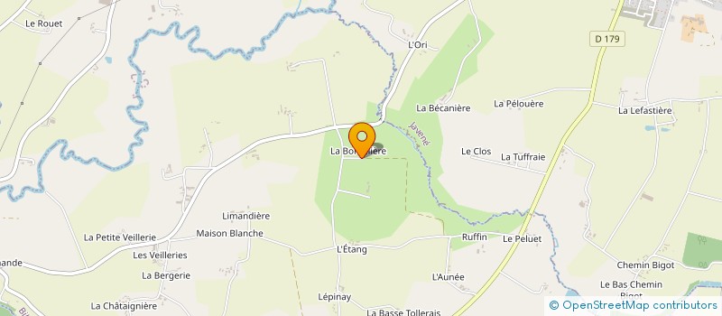 localisation de l'entreprise GAEC DE LA BORDELIERE  BILLE