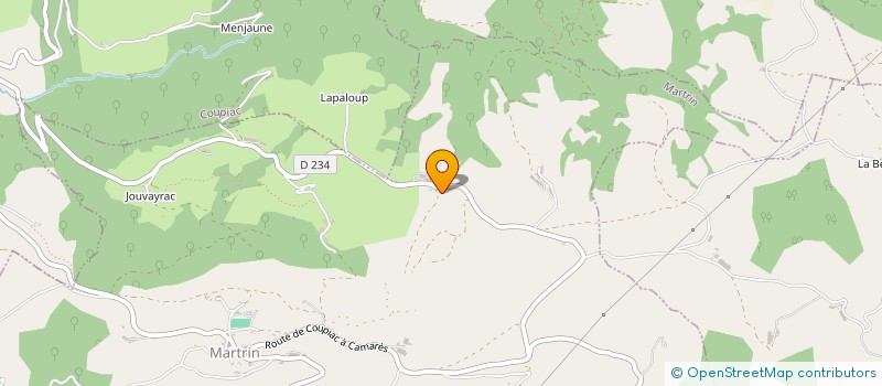 localisation de l'entreprise GAEC DE LA BORIE DE VACQUIER  MARTRIN