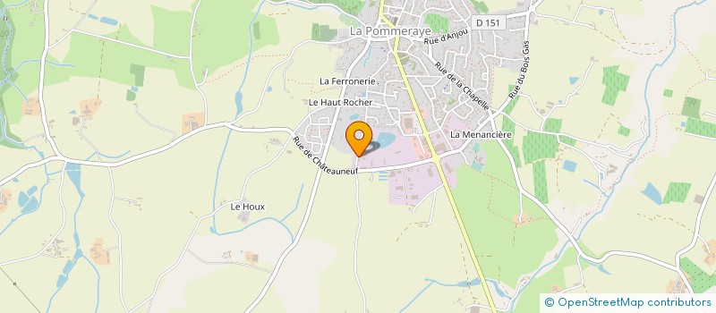 localisation de l'entreprise GAEC DE LA BOTTE MOLIERE à MAUGES-SUR-LOIRE