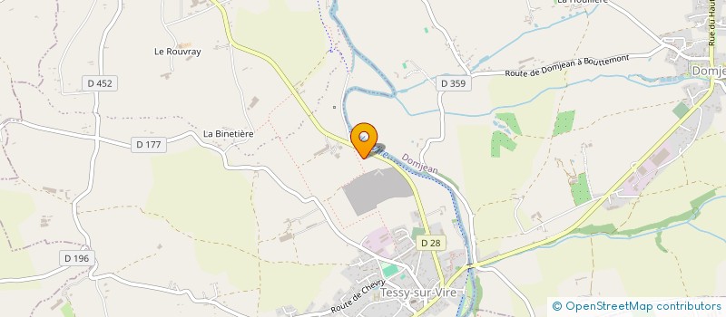 localisation de l'entreprise GAEC DE LA BOTTINIERE à TESSY-BOCAGE