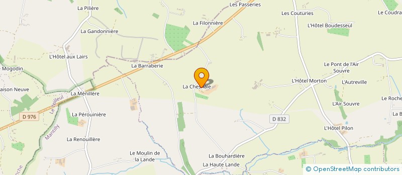 localisation de l'entreprise GAEC DE LA BOUHARDIERE à SAINT-MARS D EGRENNE