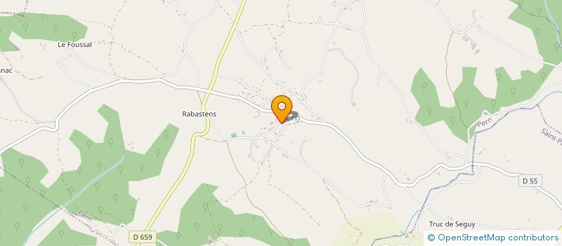 localisation de l'entreprise GAEC DE LA BOURIOUNE à LHOSPITALET