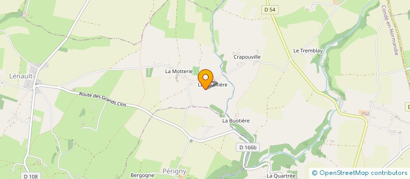 localisation de l'entreprise GAEC DE LA BOURSERIE  LES MONTS D'AUNAY