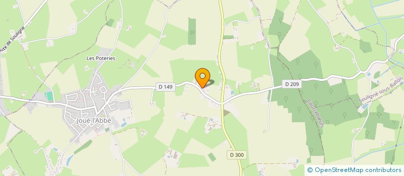 localisation de l'entreprise GAEC DE LA BRAUDIERE à MONTBIZOT