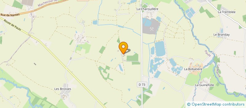 localisation de l'entreprise GAEC DE LA BREILLE à PAULX