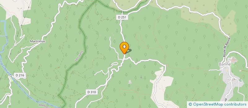 localisation de l'entreprise GAEC DE LA BRIQUE EN BOIS à BANNE